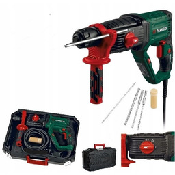 Młotowiertarka Wiertarka Udarowa Nowy Model 1050W Parkside Zestaw