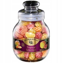 Landrynki Cavendish&H Tropical Fruit 966g w słoiku