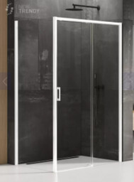 NEW TRENDY D-0401A/D-0219B NZ4 Kabina prysznicowa PRIME WHITE