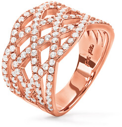 Biżuteria FOLLI FOLLIE 3R17S005RC-52. Pierścionek, Kolor różowy. Kobieta.