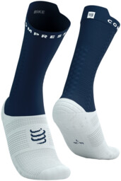 COMPRESSPORT Skarpetki rowerowe PRORACING SOCKS V4 BIKE blues/white