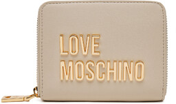 Mały Portfel Damski LOVE MOSCHINO JC5613PP1MKD0110 Beżowy