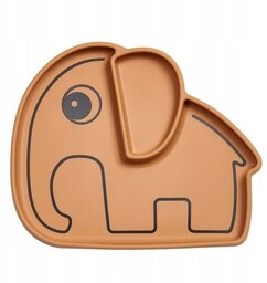 Done By Deer Talerz talerzyk z przyssawką Mustard