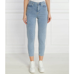 TOMMY JEANS NIEBIESKIE JEANSY MOM JEANS WYSOKI STAN