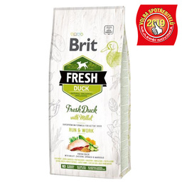Brit Fresh Dog Adult Duck/Millet Run & Work