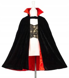Dracula Kostium peleryna i wampirze zęby 4-8 lat