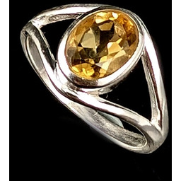 Pakamera Pierścionek elegancki cytryn