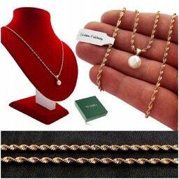 DAMSKA BIŻUTERIA ZE STALI CHIRURGICZNEJ ZAWIESZKA PERŁA