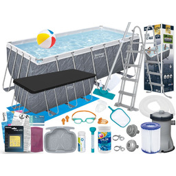 Basen Bestway 412x201x122 Ogrodowy Stelażowy 56722 19w1