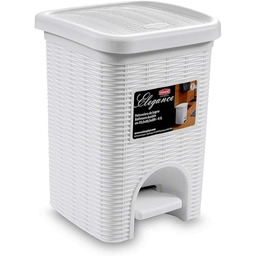 Stefanplast 30100 kosz na śmieci, imitacja rattanu,