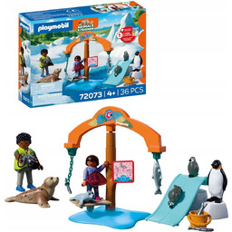 KLOCKI PLAYMOBIL ZOO Lodowa ekspedycja Animals&Friends 72073