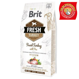 BRIT FRESH ADULT FIT and SLIM turkey/pea -