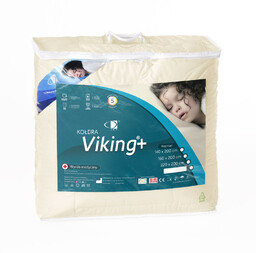 Kołdra antyalergiczna 200x220 Viking Plus 1,65 kg ekrii