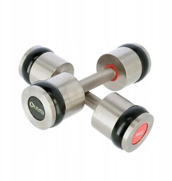 Obciążenia treningowe hantle 2x9kg Chromowane Hms