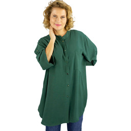 Elegancka koszula bluzka oversize ze stójką ANNA-50/52