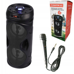 Głośnik Przenośny Karaoke Bluetooth Mikrofon Manta SPK815