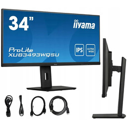 Monitor Iiyama XUB3493WQSU-B5 Ips Uwqhd 21:9, DisplayPort, Hdmi,