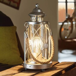 EGLO Lampa stołowa KIRIAN, aluminiowy / szary /