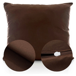 Poszewka Bawełna 70 x 80 Jednolita Ola Brąz