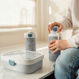 Little Dutch Zestaw Lunch Box i Bidon Sailors