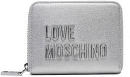 Mały Portfel Damski LOVE MOSCHINO JC5613PP1MKD196B Srebrny