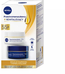 Nivea 2 Pack Przeciwzmarszczkowy+ Rewitalizujący krem na dzień