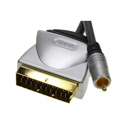 Profigold PGV515 przewód Scart/1xRCA 5m