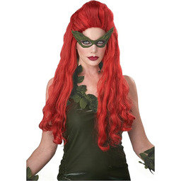 Generique - Peruka damska długie, czerwone włosy, standardowa