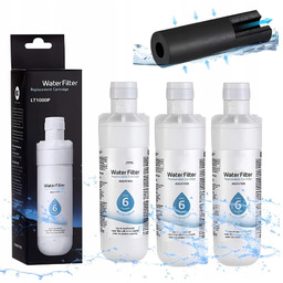 3x Filtr Wody Do Lodówki Lg LT1000P,ADQ747935, LMXS28626S,46-