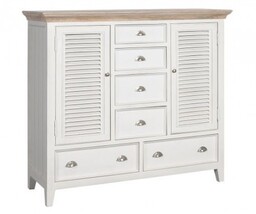 Komoda Belldeco Bristol White 4