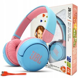 Słuchawki nauszne Jbl Jr 310 Bt Różowo-niebieskie