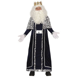 Kostium Król czarny dla mężczyzny - 1 szt.