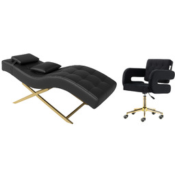 Cozzi Zestaw beauty leżanka kosmetyczna taboret kosmetyczny