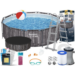 Basen Bestway 366x100 Ogrodowy Stelażowy 5614X 13w1