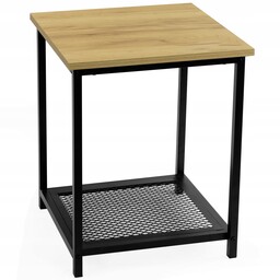 Stolik Kawowy Szafka Nocna Z Półką Loft