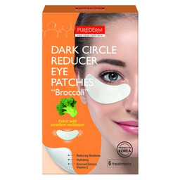 PUREDERM koreańskie żelowe płatki pod oczy BROKUŁ 6x2szt