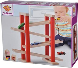 Eichhorn 100027332 - kolejka wyścigowa z 4 pojazdami,