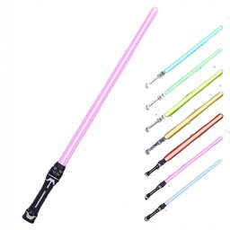 Miecz Świetlny Lightsaber Regulowany 7 Kolorów Star Wars