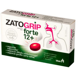 Zatogrip Forte 12+ 15 tabletek powlekanych
