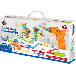 ASKATO Zestaw kreatywny Genialny dzieciak Śrubkowe konstrukcje 113517