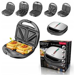 Opiekacz 5w1 Sandwich Gofrownica Wypiekacz do Orzeszków Grill