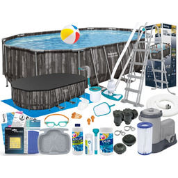 Basen Bestway 610x366x122 Ogrodowy Stelażowy 5611R 21w1