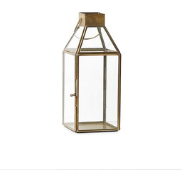 Serene Spaces Living Mała kwadratowa złota latarnia, mierzy