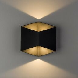 Kinkiet TRIANGLES LED zewnętrzny IP54 3000K łazienka czarny