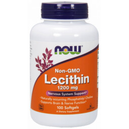 NOW FOODS Lecytyna 1200 mg non GMO (100