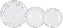 Tognana Silver zestaw 18 talerzy