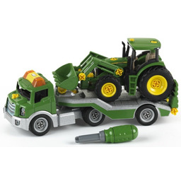 Traktor John Deere, do skręcania, na lawecie Klein