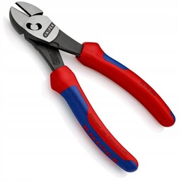 Knipex TwinForce Obcinaczki boczne, czarne 180 mm Knipex