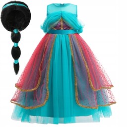 Sukienka Strój Jasmina Dżasmina Arabska Dubajska Księżniczka 128