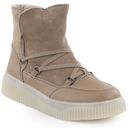 Skórzane botki damskie beżowe Filippo DBT7162